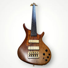 Bossa OB5 Walnut, early 2nd gen circa 1995. High end boutique Bass guitar Made in Japan.