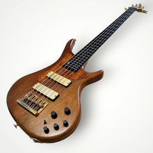 Bossa OB5 Walnut, early 2nd gen circa 1995. High end boutique Bass guitar Made in Japan.