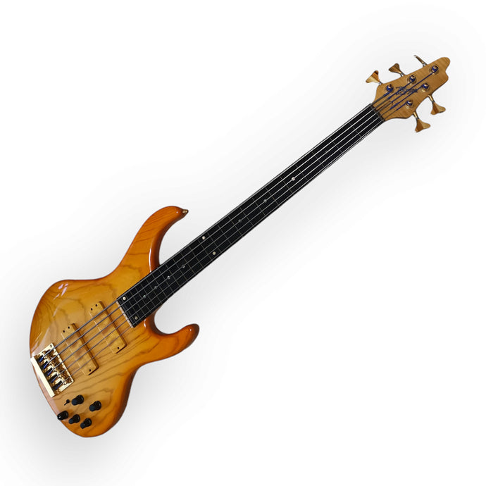 Bossa OBJ5 Amber Burst electric bass guitar, MIJ circa 2000