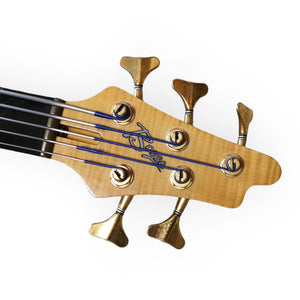 Bossa OBJ5 Amber Burst electric bass guitar, MIJ circa 2000