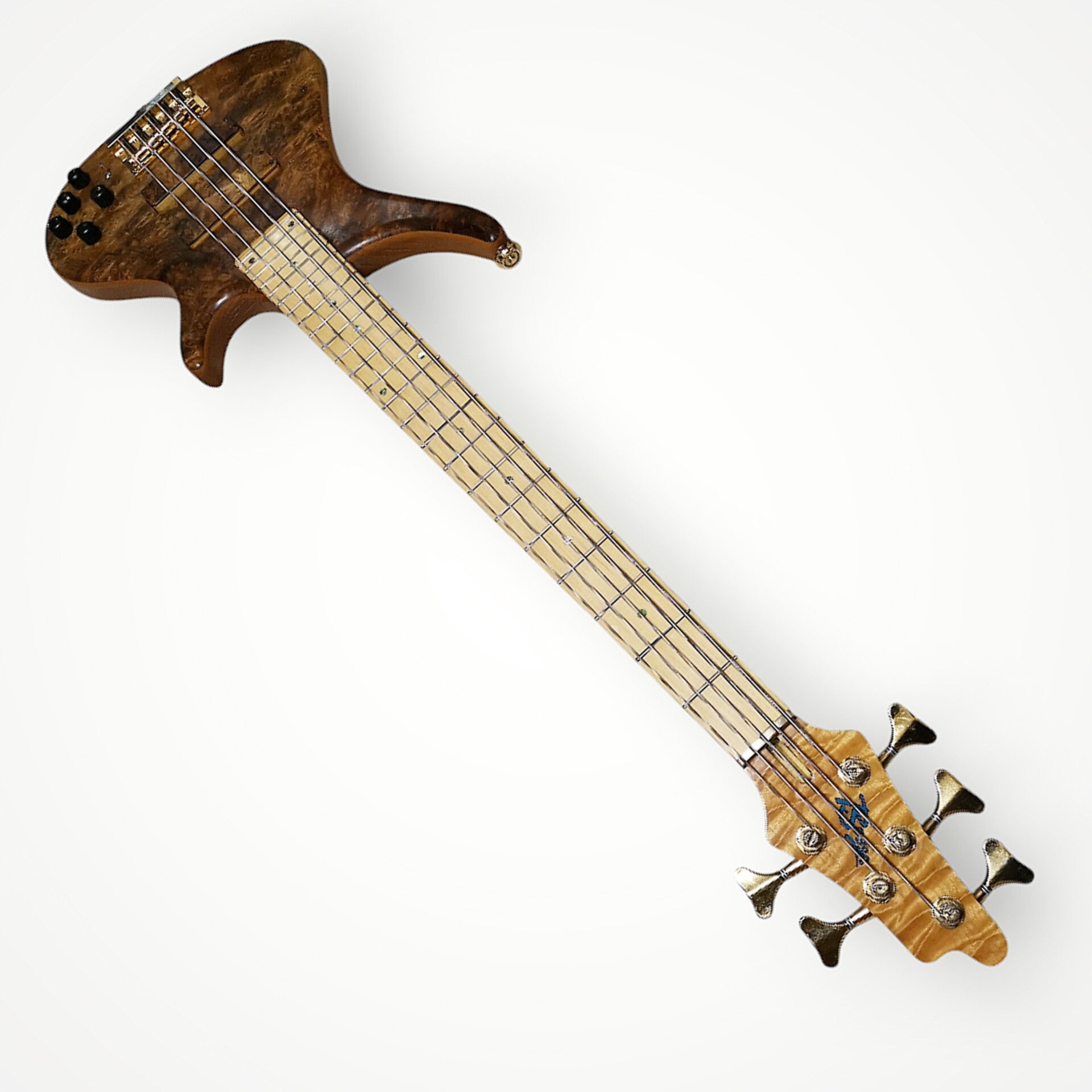 Electric Bass Guitar Bossa OB-5 Quilted Maple Top | eBay