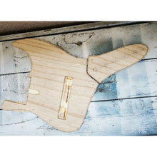 Custom wood pick guard for Jazz bass