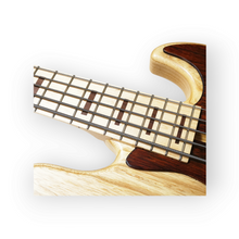 Custom wood pick guard for Jazz bass