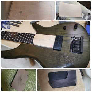 Custom cutaway thumb ramp for bass