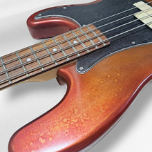 DMS Custom (Funky Junk) #4 Lava Orange Burst Reverse-Head PJ Special.