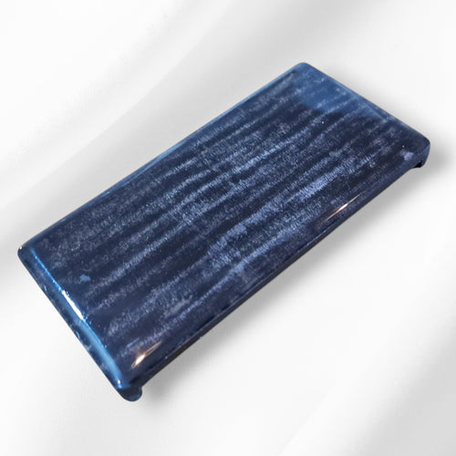 Custom bridged thumb-ramp. Exotic wood