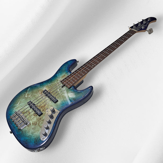 Bacchus Universe WJB5ACT Burl Poplar Blue Burst B stock Ex Display.